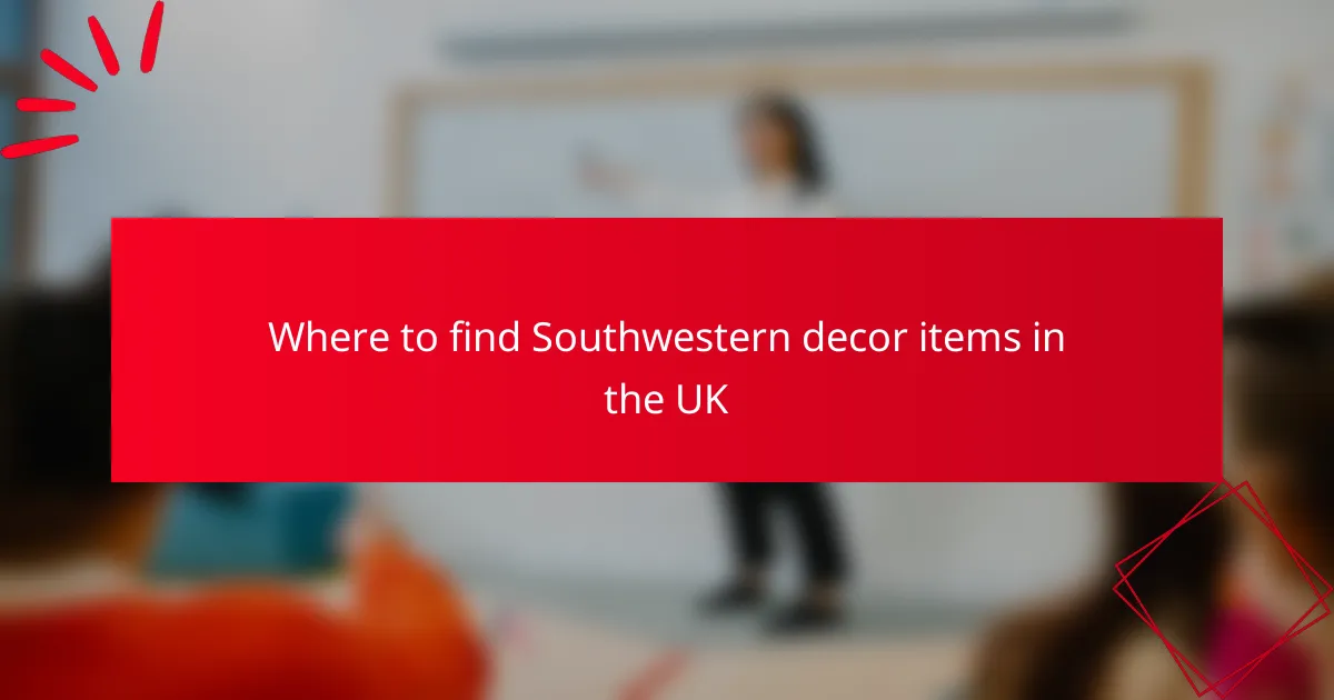 Where to find Southwestern decor items in the UK